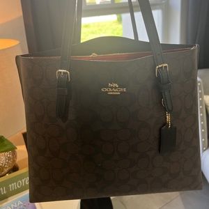 Coach shoulder bag - fits 15.6 inch laptop